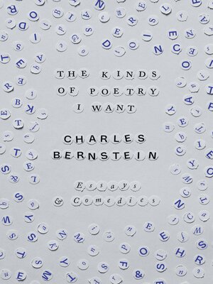 cover image of The Kinds of Poetry I Want
